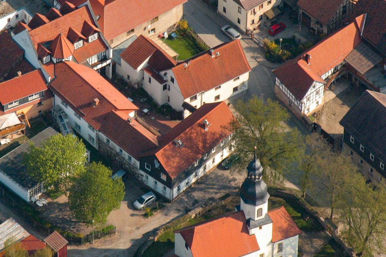 Landhotel & Restaurant Kains Hof Uhlstädt Kültér fotó
